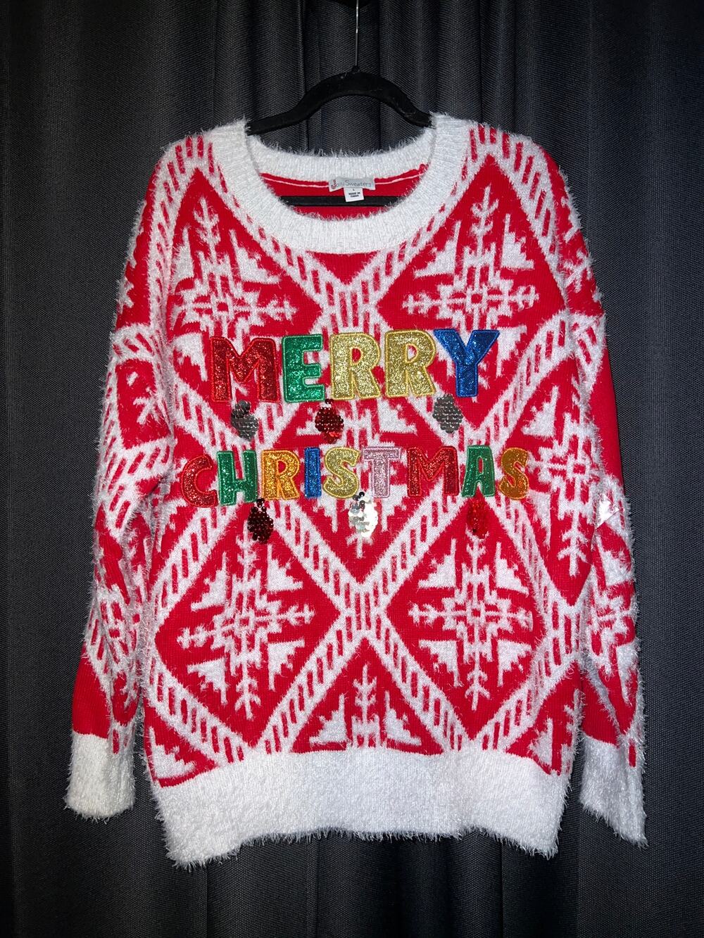 Ugly Christmas Sweater Xmas Size Large